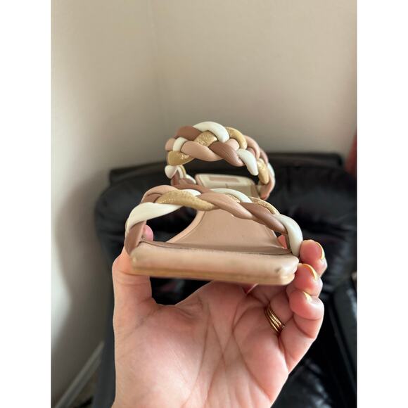 Dolce Vita Braided Strap Block Heels – Neutral Multi Color – Size 8 - Picture 4 of 5